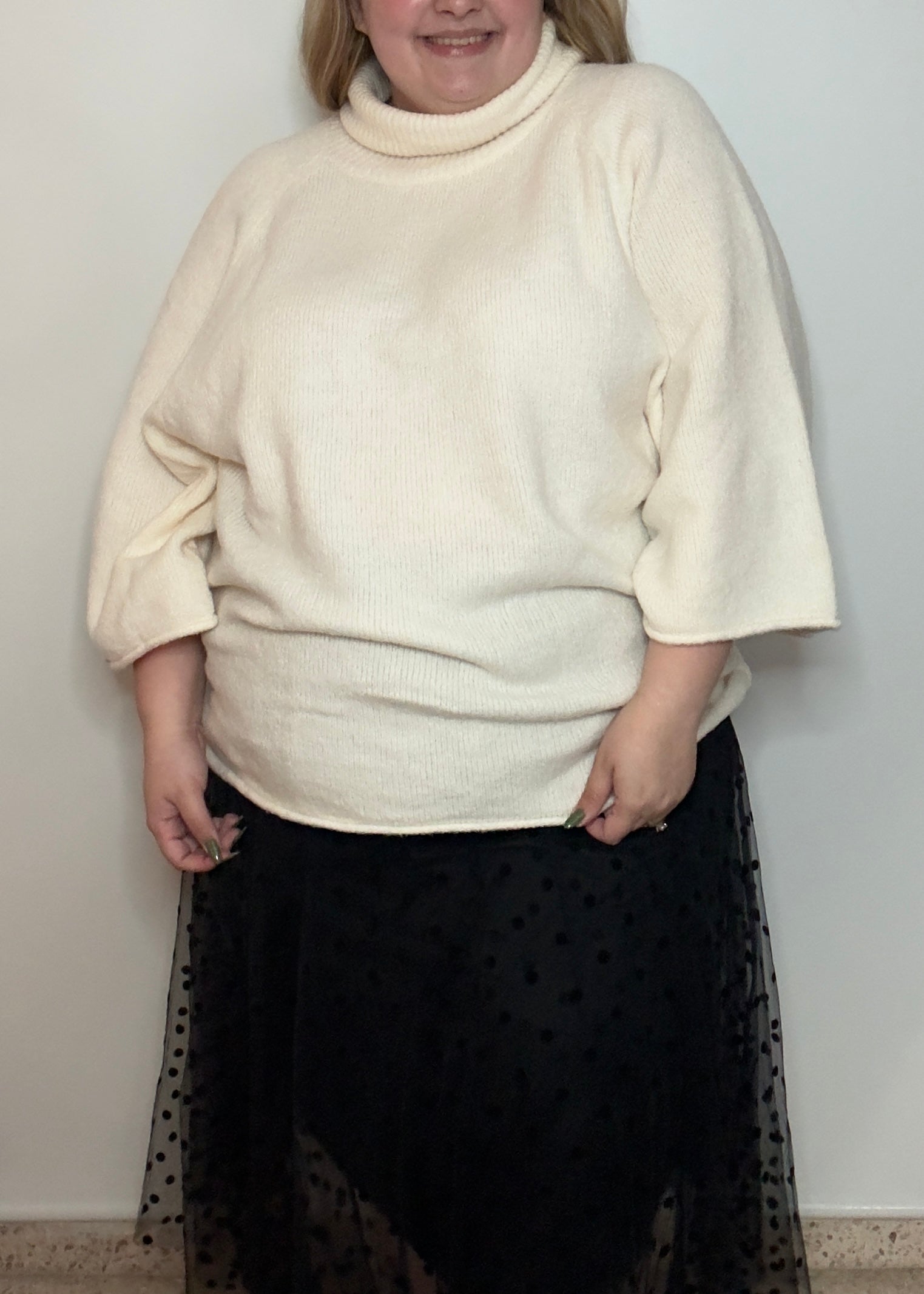 Turtle Neckline Sweater | Long Turtle Neckline Sweater | FIA Boutique