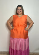 Color Block Maxi Dress | Women's Maxi Dresses | FIA Boutique