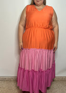 Color Block Maxi Dress | Women's Maxi Dresses | FIA Boutique