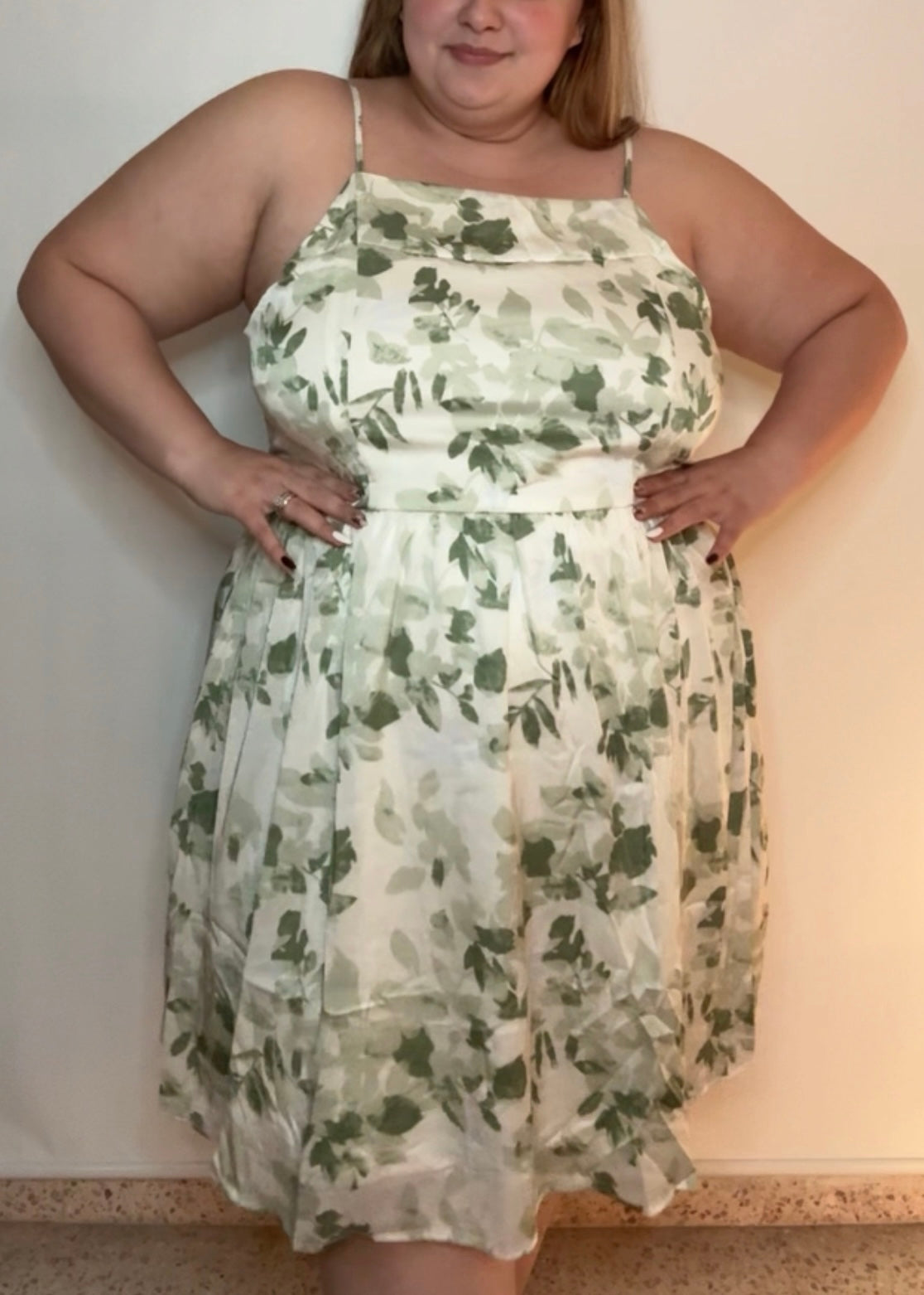 Satin Floral Tank Dress | Smocked Back Tank Dress | FIA Boutique