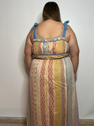 Tiered-Striped Dress | Luxury Tiered Dress | FIA Boutique