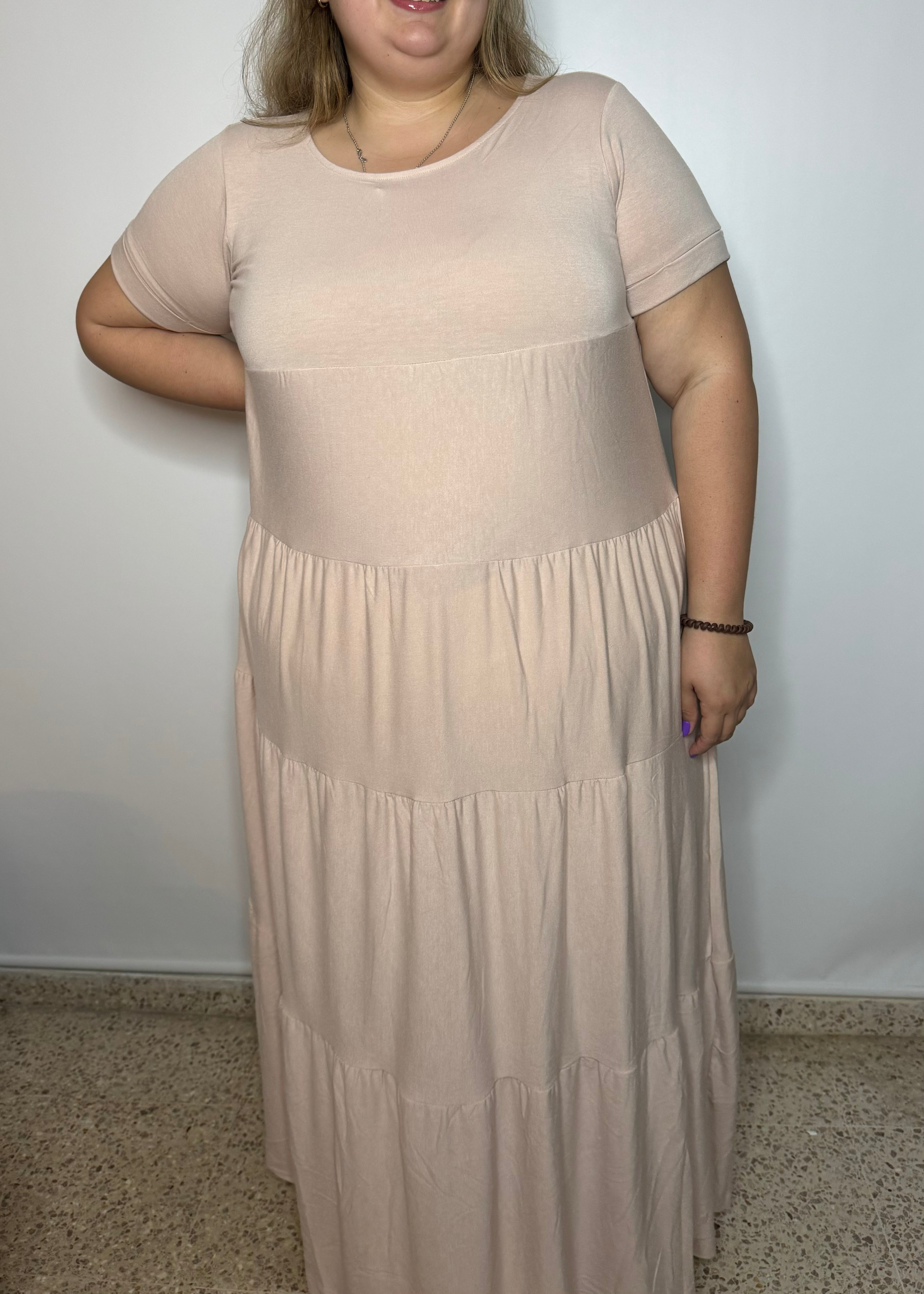 Blush Gigilia Maxi Dress | Blush Maxi Dress | FIA Boutique