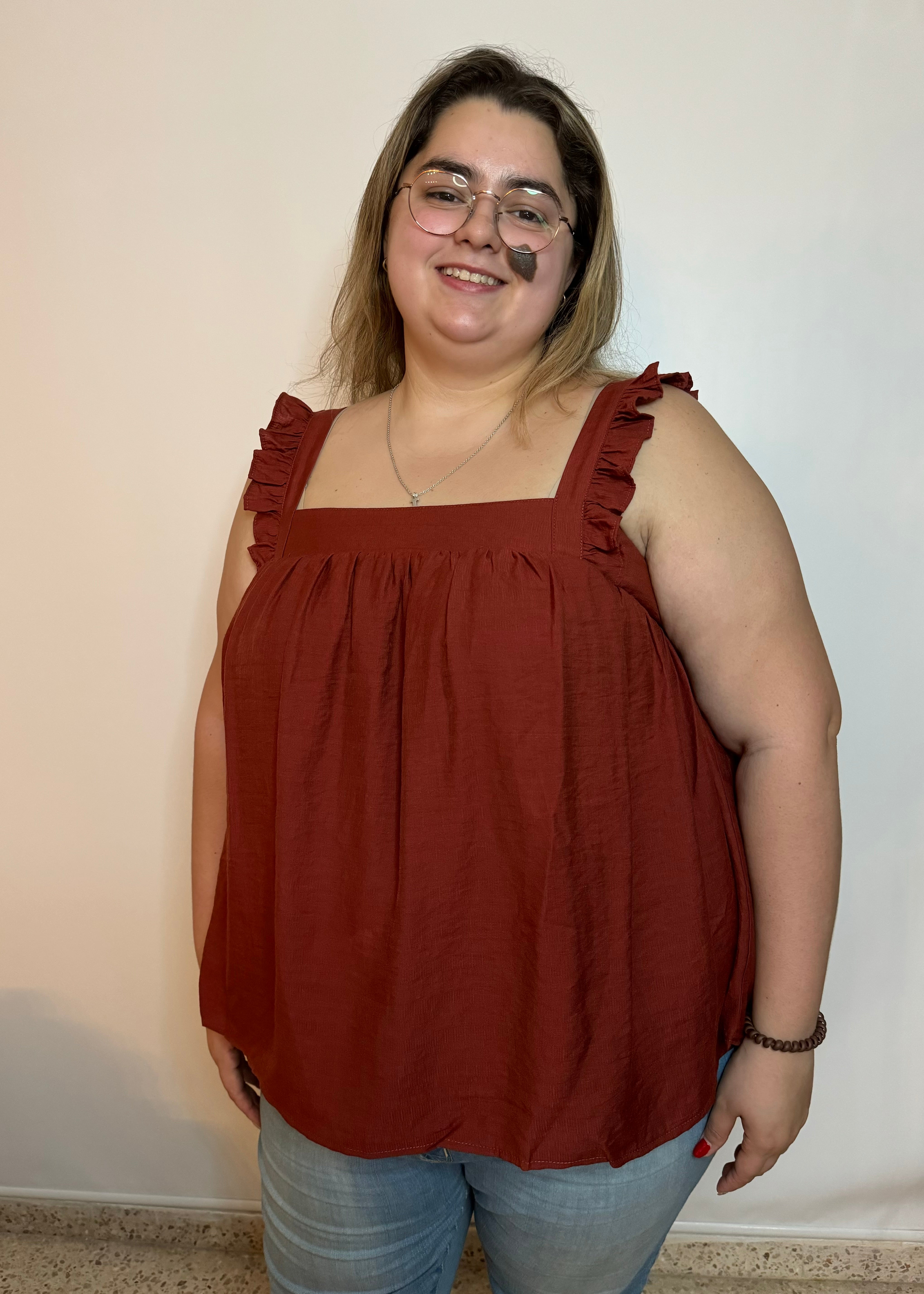 Ruffle Sleeveless Top | Women Ruffle Sleeveless Top | FIA Boutique