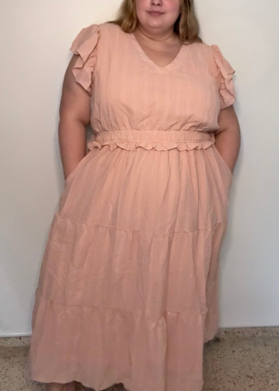 Ruffle Detail Dress Mini | Mini Checkered Ruffle Dress | FIA Boutique