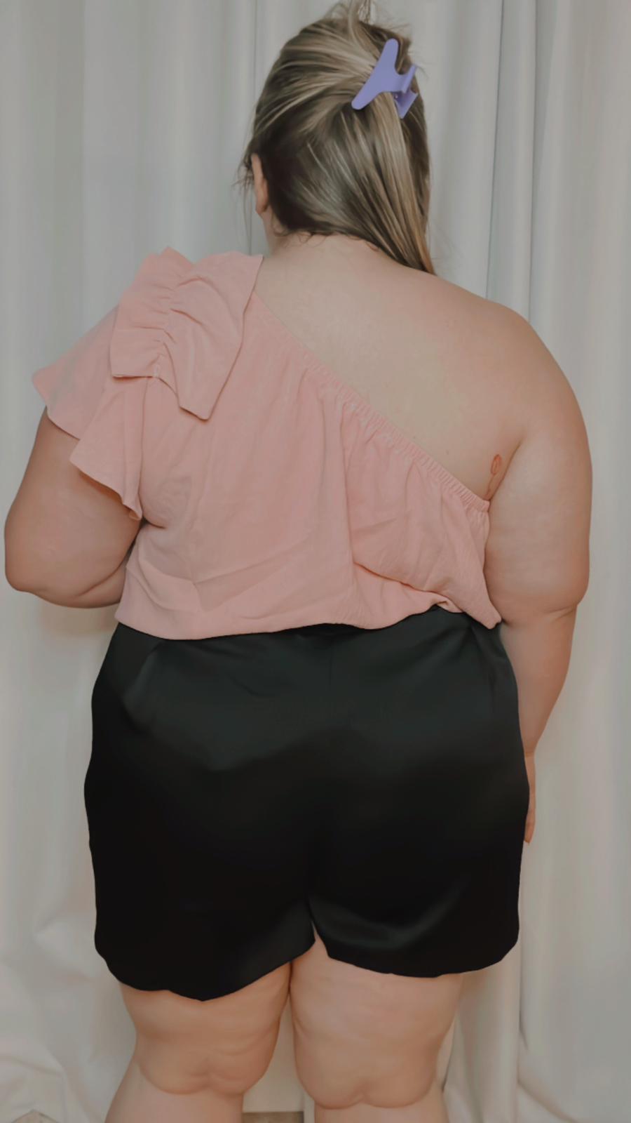 One Shoulder Ruffled Blouse | Shoulder Ruffled Blouse | FIA Boutique