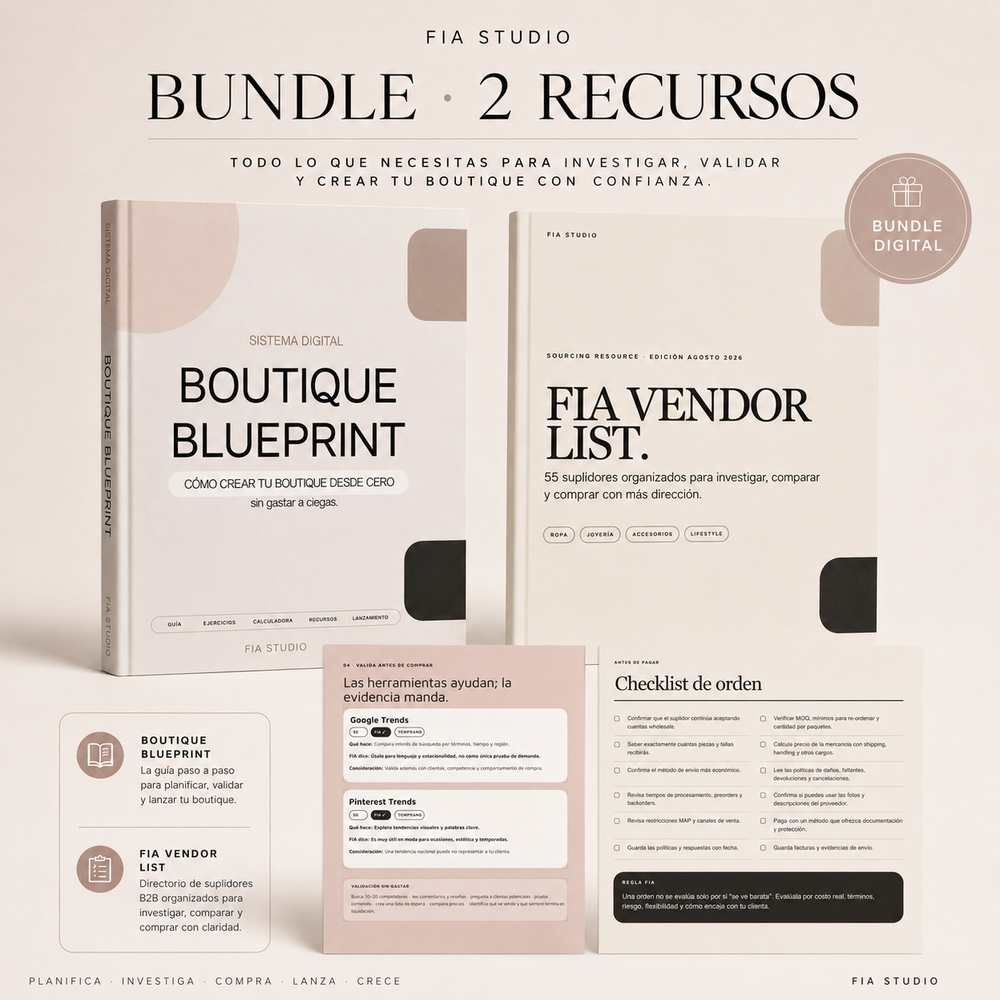 FIA Boutique Starter Bundle