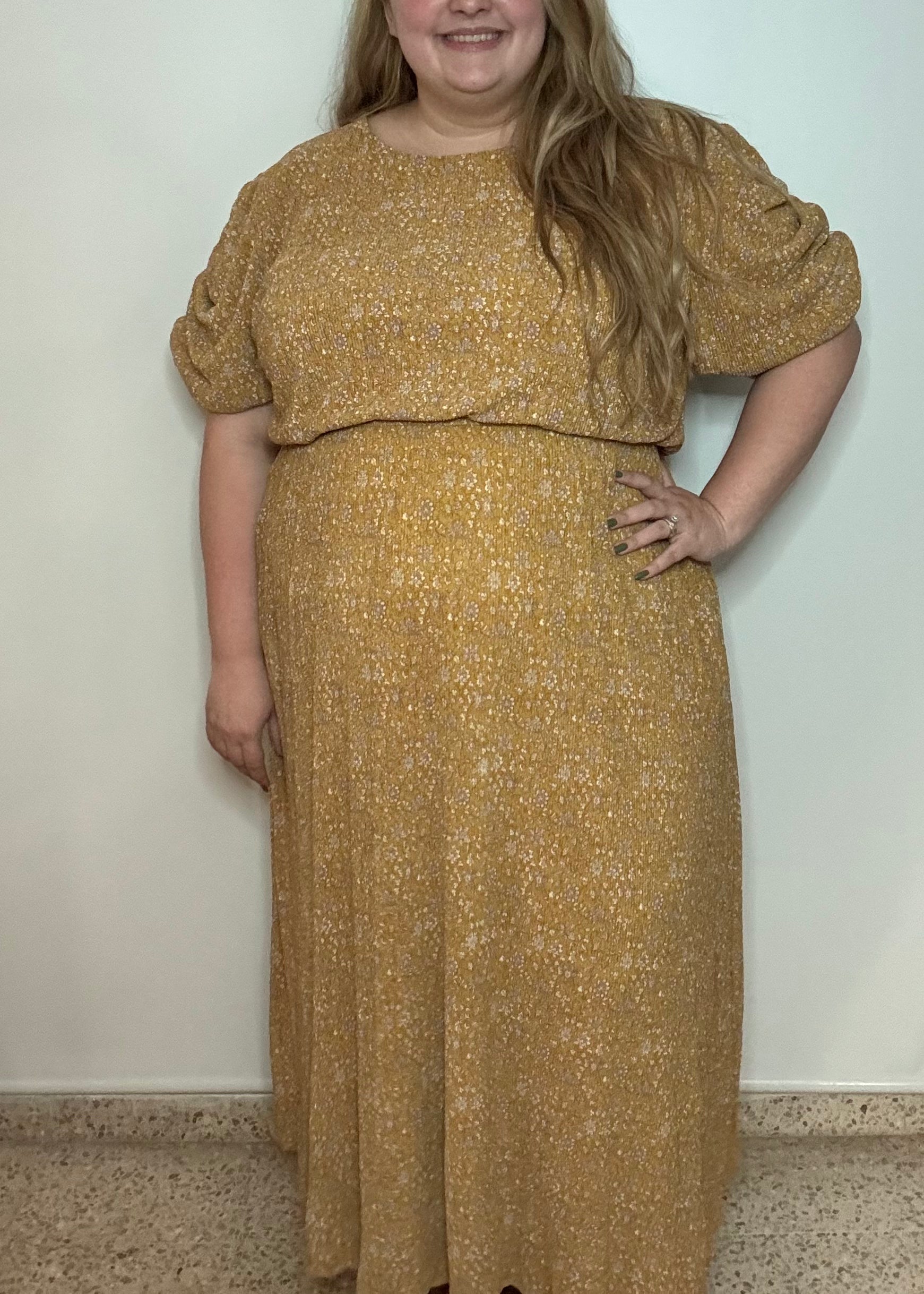 Ditsy Cinch Sleeve Dress | Ditsy Dress | FIA Boutique