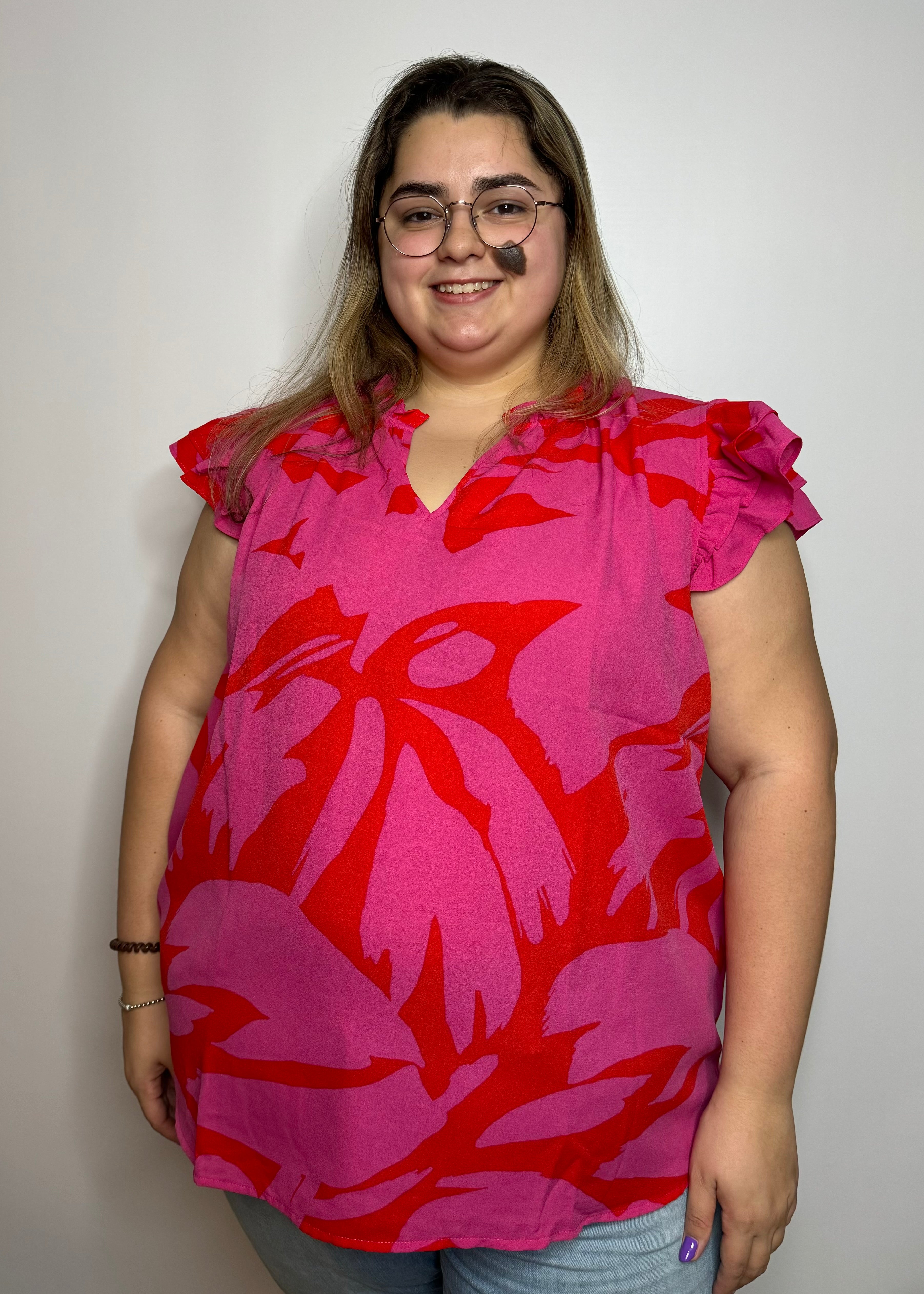 Jolene Ruffle Sleeve Blouse | Jolene Sleeve Blouse | FIA Boutique