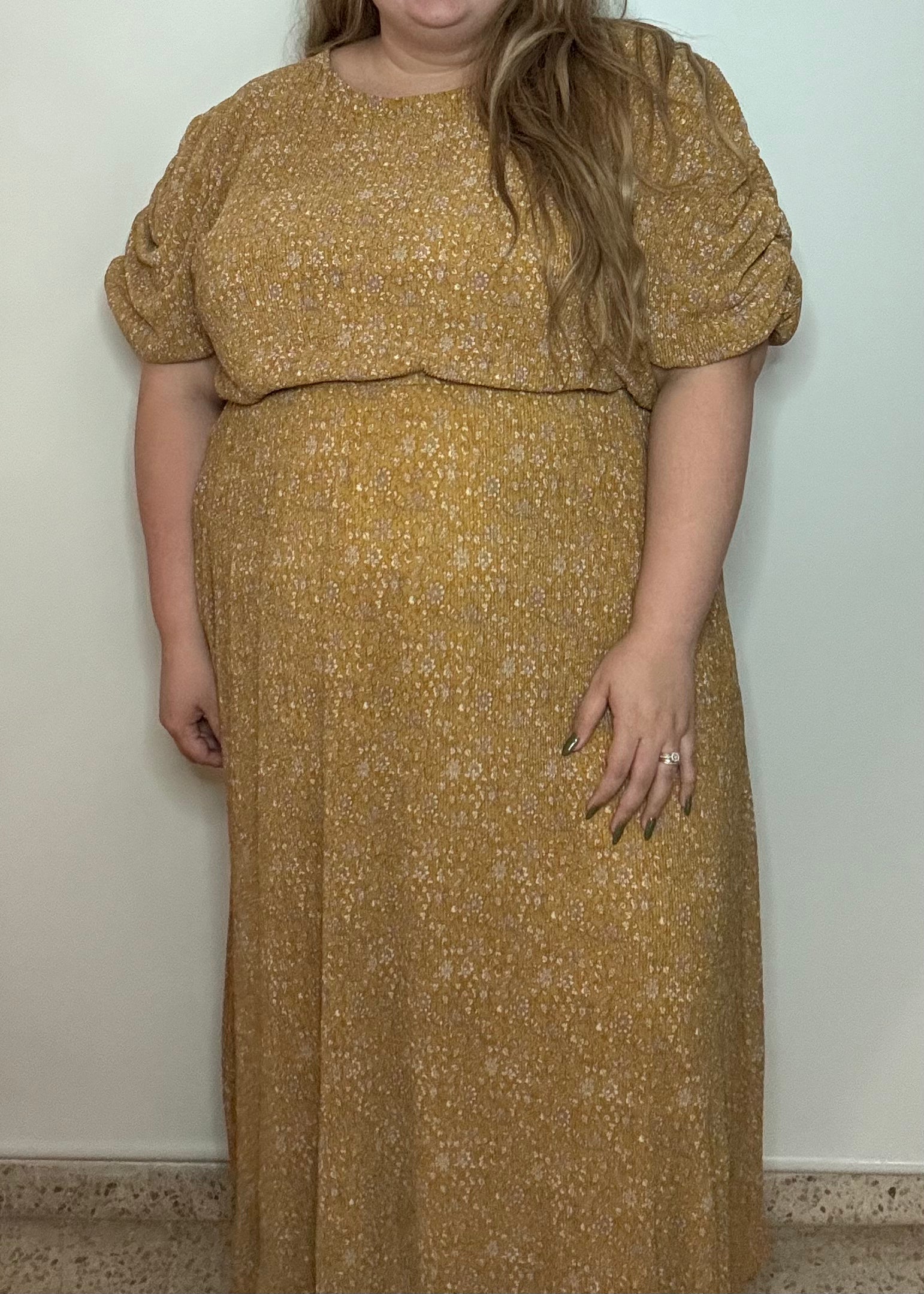 Ditsy Cinch Sleeve Dress | Ditsy Dress | FIA Boutique