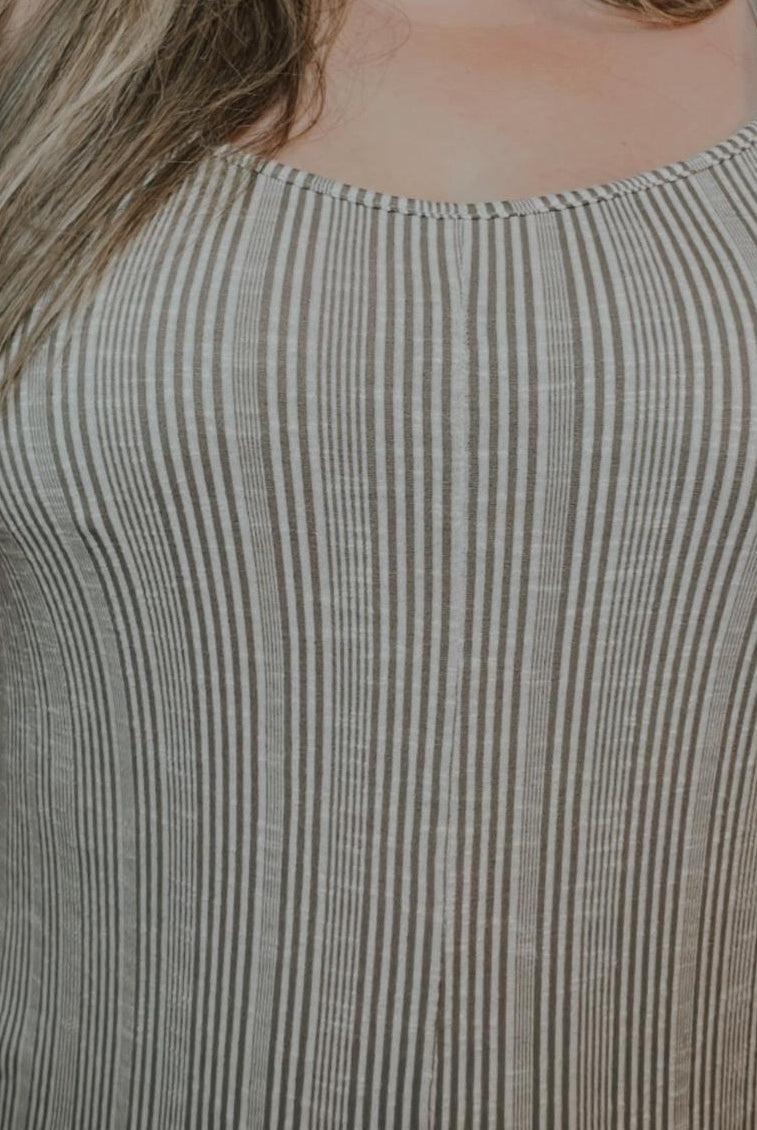 Women's Striped Jumpsuit | Linen Striped Jumpsuit | FIA Boutique